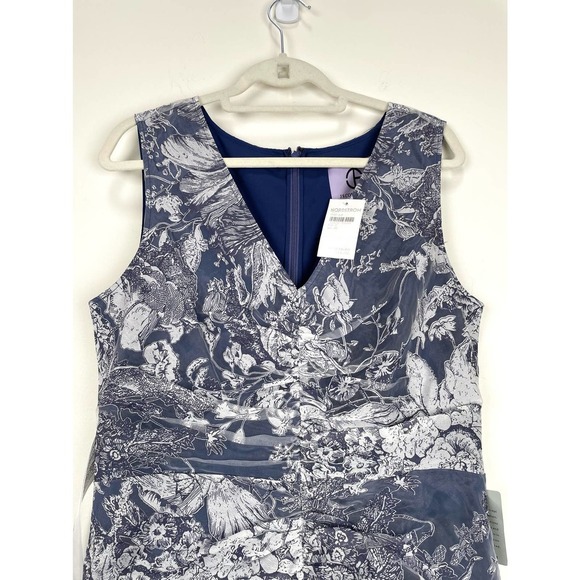 NWT JS Collections Maddison V-Neck Column Gown Size 12 - Picture 11 of 16